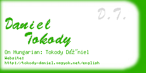 daniel tokody business card